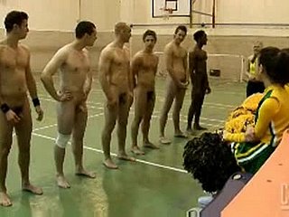 Cheerleaders Expecting For The Motive Scrounger in CFNM Vid
