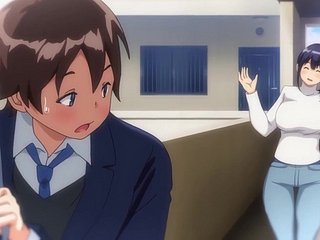 Hentai Milf quyến rũ một chàng trai tuổi teen và nhận được một creampie từ scrub cặc của mình