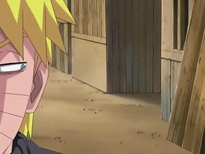 Naruto dostaje jego penisa zasysane