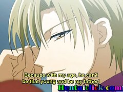 Anime pria joyful dan anak laki-laki seks menyenangkan