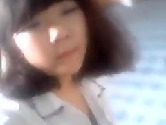 koreański dziewczyna miganie