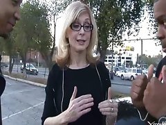 Nina Hartley gets team a few BBCs