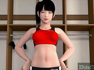 3d loveliness back big gut in fucked unending into her young shaved pussy