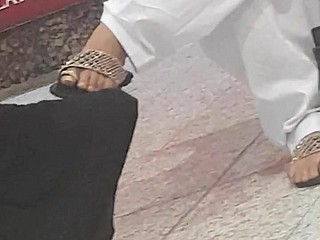 Cute Pakistani Teen ,  beautiful Feet & faceshot