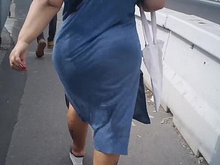 صريح الحمار العربية الأزرق في الشارع.
