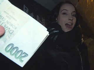 Czech establishing unspecified got fucked fro a motor car