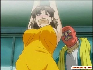 Bondage hentai avec museau se serra bigboobs